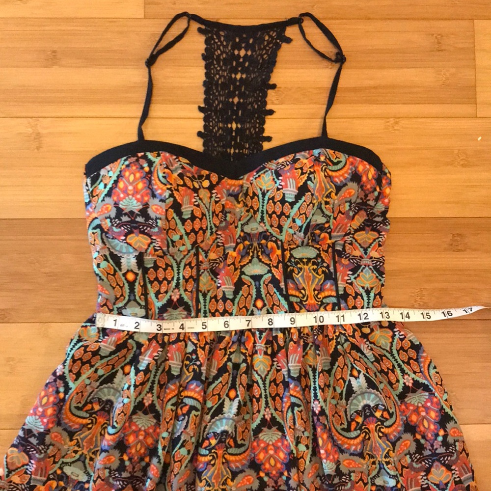 Print Racer Back Dress - Picture 2 of 6